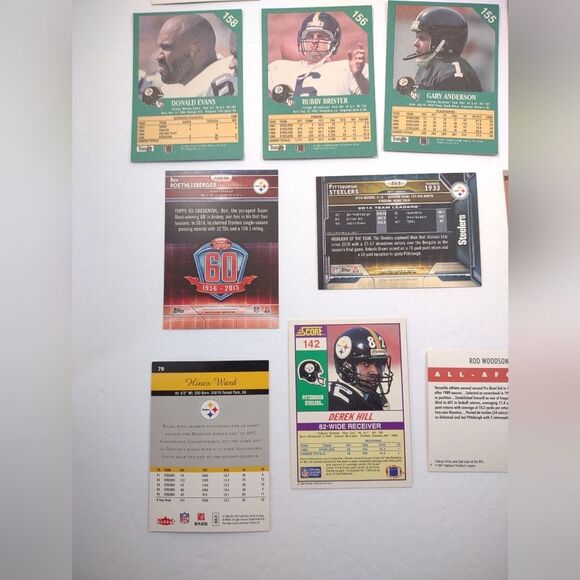 Steelers Trading Cards lot of 22 NFL - Picture 11 of 15